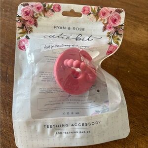 Ryan & Rose Pink Teething Accessory for Babies